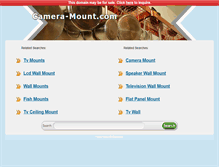 Tablet Screenshot of camera-mount.com